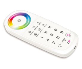 T3  Touch RGB 2.4GHz RF Remote Control.5Vdc Built-in Lithium Battery; 30 range; IP20.